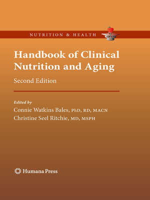 cover image of Handbook of Clinical Nutrition and Aging